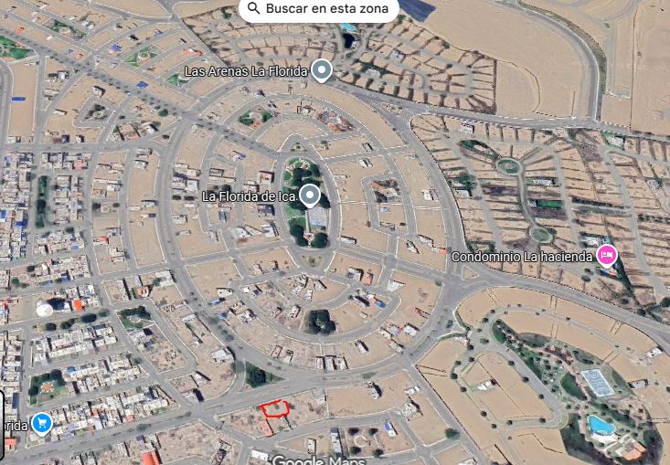 ICA, LAS DUNAS DE LA FLORIDA- VENDO TERRENO 90 M2, FRENTE A PARQUE,